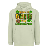 Matcha St. Patrick's Fueled by beer and shenanigangs Heavyweight Hoodie - OliviaCreatesArt