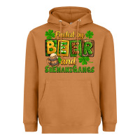 Meerkat St. Patrick's Fueled by beer and shenanigangs Heavyweight Hoodie - OliviaCreatesArt