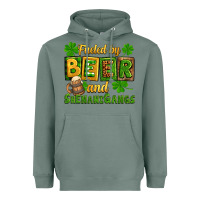 St. Patrick's Fueled By Beer And Shenanigangs Heavyweight Hoodie | Teevron