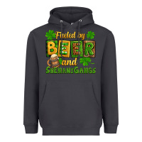 Smoke St. Patrick's Fueled by beer and shenanigangs Heavyweight Hoodie - OliviaCreatesArt