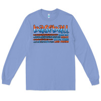 Colony Blue vintage baseball Long Sleeve Tee - Artiststas