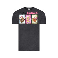 Vintage Black Christmas tis the season Vintage Tee - MaliasSmallBusiness