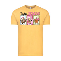 Vintage Mustard Christmas tis the season Vintage Tee - MaliasSmallBusiness