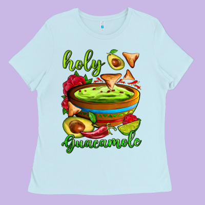 Holy Guacamole Ladies Tee Designed By Adodesignshop