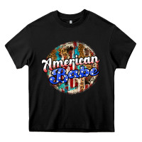 Black american babe Heavy Core Tee - JahusDesignShop