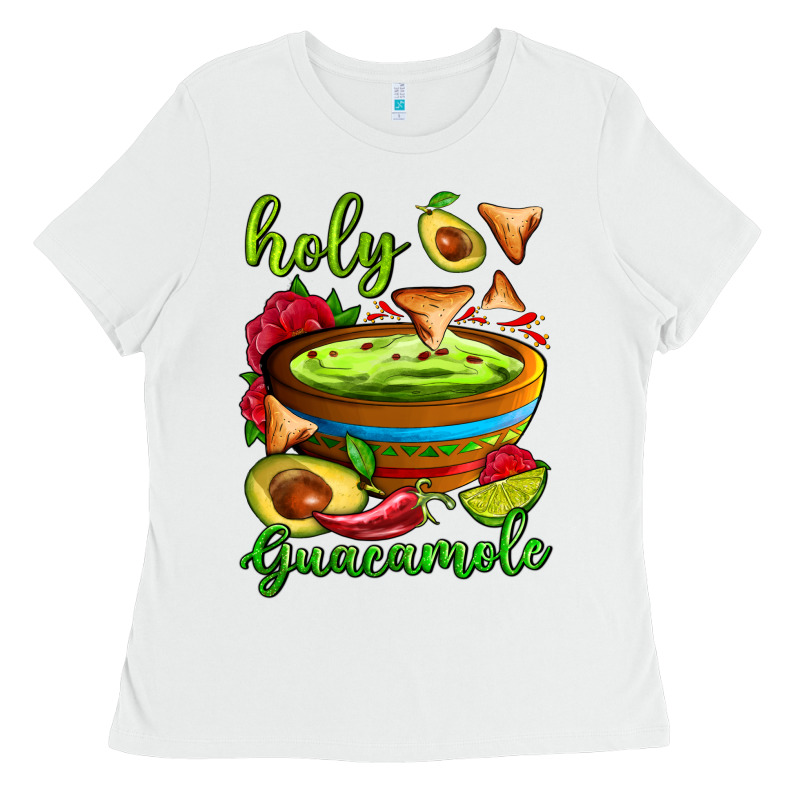 Holy Guacamole Ladies Tee by AdoDesignShop | Teevron