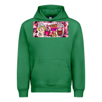 Emerald Valentine Coffee Urban Hoodie - CowhideDigitalArt