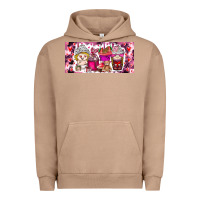Pigment Burro Valentine Coffee Urban Hoodie - CowhideDigitalArt