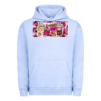 Pigment Grape Ice Valentine Coffee Urban Hoodie - CowhideDigitalArt