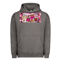 Pigment Tornado Valentine Coffee Urban Hoodie - CowhideDigitalArt
