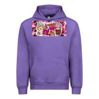 Tulip Valentine Coffee Urban Hoodie - CowhideDigitalArt