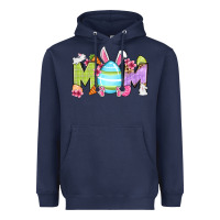 Navy Easter mom Heavyweight Hoodie - OliviaCreatesArt