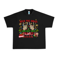 Black deck the halls and not your family Urban Heavy Tee - MaliasSmallBusiness