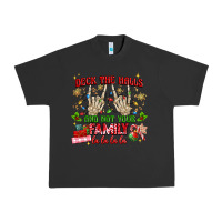 Pigment Black deck the halls and not your family Urban Heavy Tee - MaliasSmallBusiness