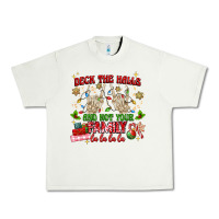 Pistachio deck the halls and not your family Urban Heavy Tee - MaliasSmallBusiness
