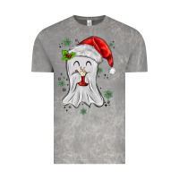 Cloud Rock merry christmas ghost Vintage Tee - MaliasSmallBusiness