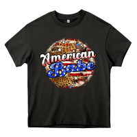 Asphalt american babe Heavy Core Tee - JahusDesignShop