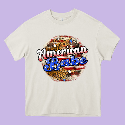 American Babe Heavy Core Tee Designed By Jahusdesignshop