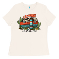 Bone camping is my happy place Ladies Tee - JahusDesignShop