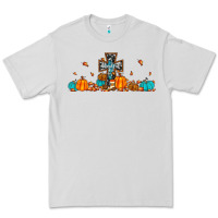 Dove Grey thankful cross pumpkin Premium Tee - JahusDesignShop