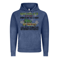 Vintage Denim christmas tree farm Vintage Hoodie - MaliasSmallBusiness