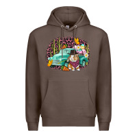 Coffee Western rabbit Easter Day Premium Hoodie - CowGirlArtShop