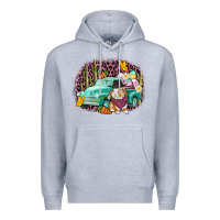 Heather Grey Western rabbit Easter Day Premium Hoodie - CowGirlArtShop