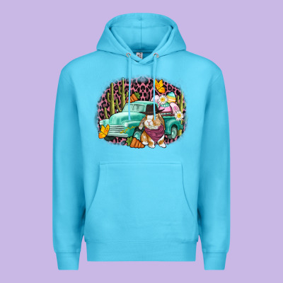 Western Rabbit Easter Day Premium Hoodie Designed By Cowgirlartshop