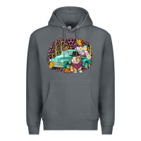 Rock Western rabbit Easter Day Premium Hoodie - CowGirlArtShop
