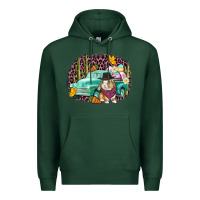 Sports Green Western rabbit Easter Day Premium Hoodie - CowGirlArtShop
