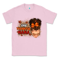 Bubblegum Pink one thankful mama Classic Tee - MaliasSmallBusiness