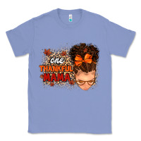 Colony Blue one thankful mama Classic Tee - MaliasSmallBusiness