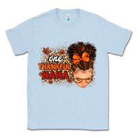 Dusty Blue one thankful mama Classic Tee - MaliasSmallBusiness