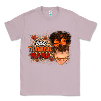 Lilac one thankful mama Classic Tee - MaliasSmallBusiness