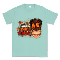 Seafoam one thankful mama Classic Tee - MaliasSmallBusiness
