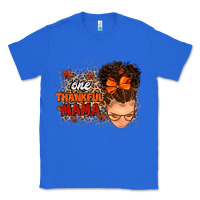 True Royal one thankful mama Classic Tee - MaliasSmallBusiness
