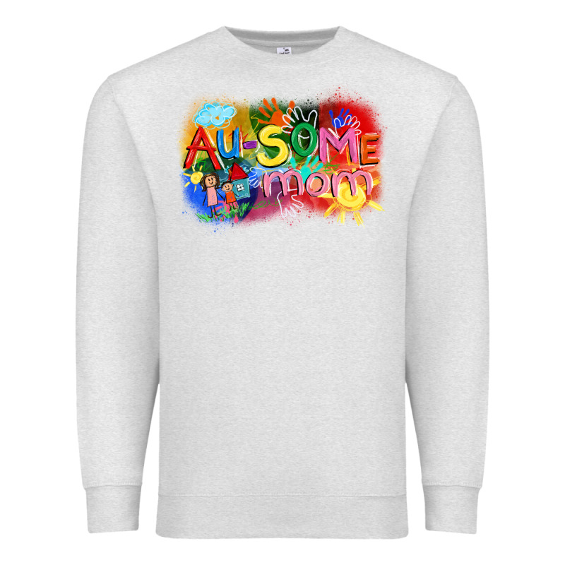 Au-some Mom Autism Premium Sweatshirt by FaDigitalArtStudio | Teevron