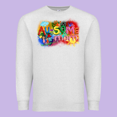 Au-some Mom Autism Premium Sweatshirt Designed By Fadigitalartstudio