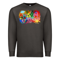 Smoke Au-some mom Autism Premium Sweatshirt - FaDigitalArtStudio
