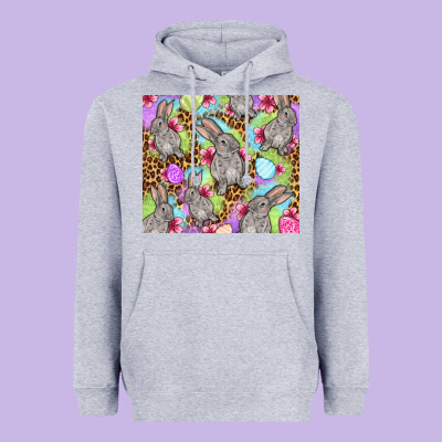 Easter Bunnys Eggs Heavyweight Hoodie Designed By Oliviacreatesart