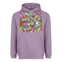 Lavender Easter bunnys eggs Heavyweight Hoodie - OliviaCreatesArt