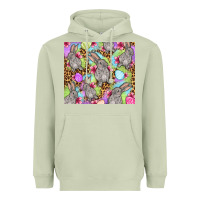 Matcha Easter bunnys eggs Heavyweight Hoodie - OliviaCreatesArt