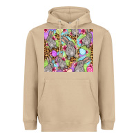 Mushroom Easter bunnys eggs Heavyweight Hoodie - OliviaCreatesArt