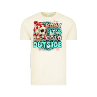 Vintage Arctic baby its cold outside skeleton Vintage Tee - MaliasSmallBusiness