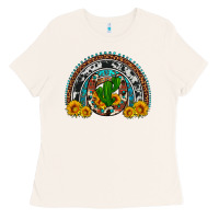 Bone cactus sunflower horseshoe rainbow Ladies Tee - Artiststas