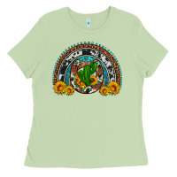 Matcha cactus sunflower horseshoe rainbow Ladies Tee - Artiststas