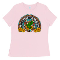 Cactus Sunflower Horseshoe Rainbow Ladies Tee | Teevron