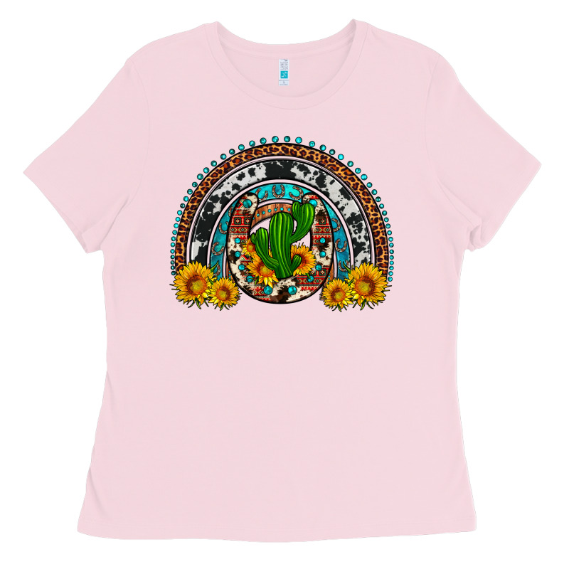 Cactus Sunflower Horseshoe Rainbow Ladies Tee by Artiststas | Teevron
