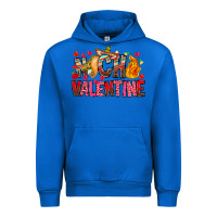Cobalt Nacho Valentine Urban Hoodie - CowhideDigitalArt
