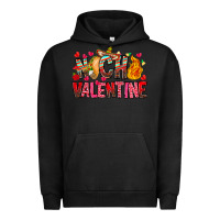 Pigment Black Nacho Valentine Urban Hoodie - CowhideDigitalArt